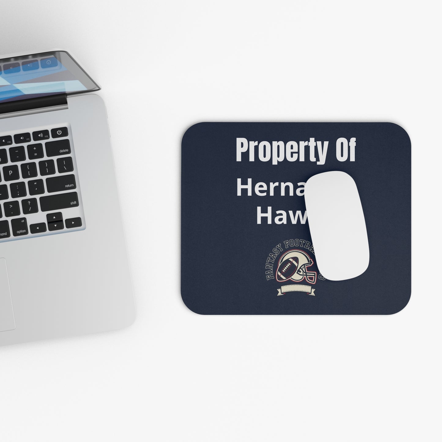 Custom "Property Of" Fantasy Football Mouse Pad