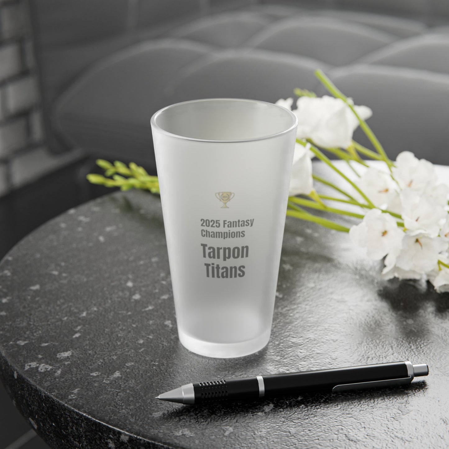 Champion's Frosted Pint Glass – 2025 Edition