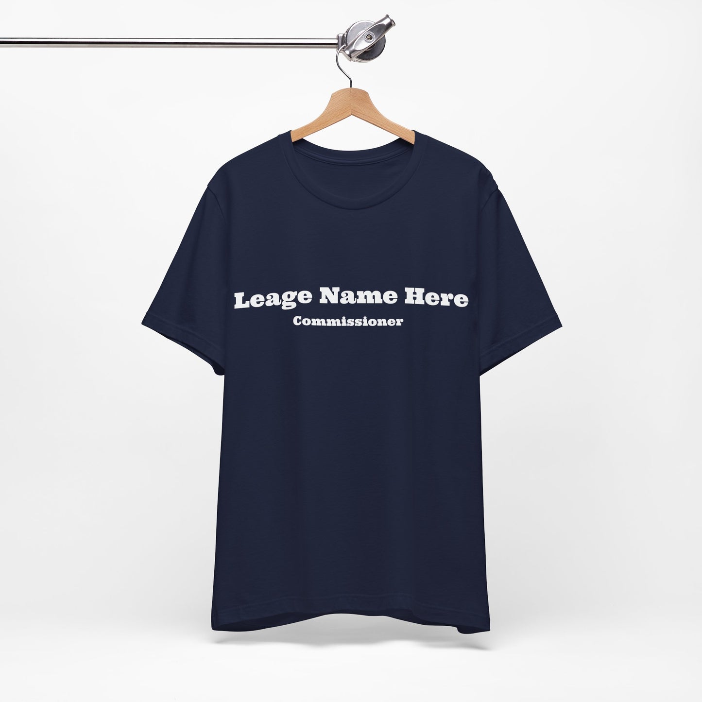 Custom League Name Commissioner T-shirt