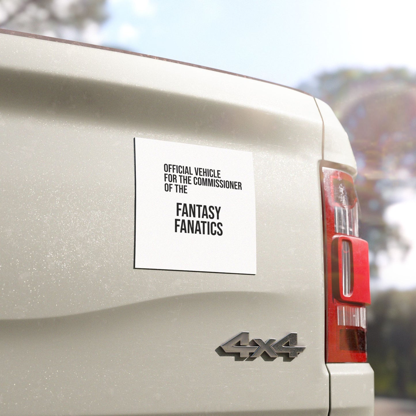 The Official Commissioner Auto Magnet