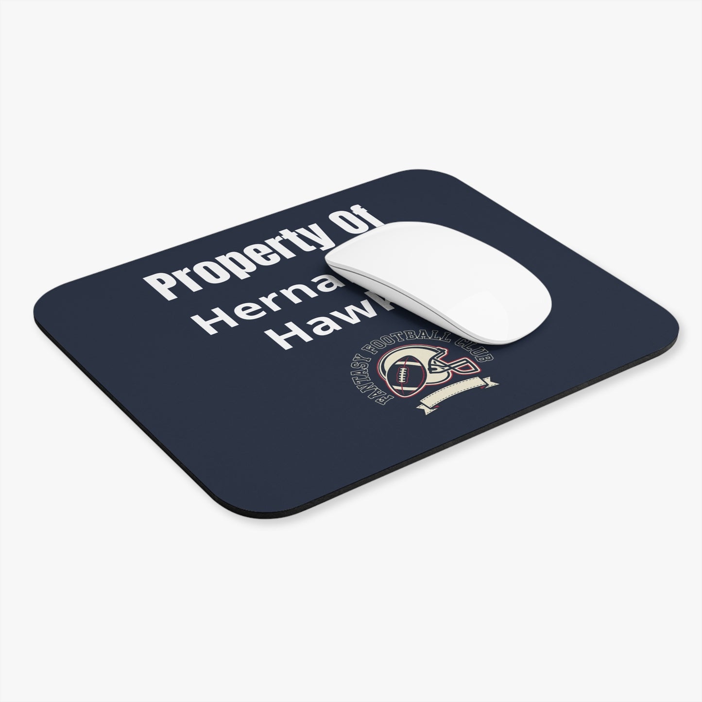 Custom "Property Of" Fantasy Football Mouse Pad