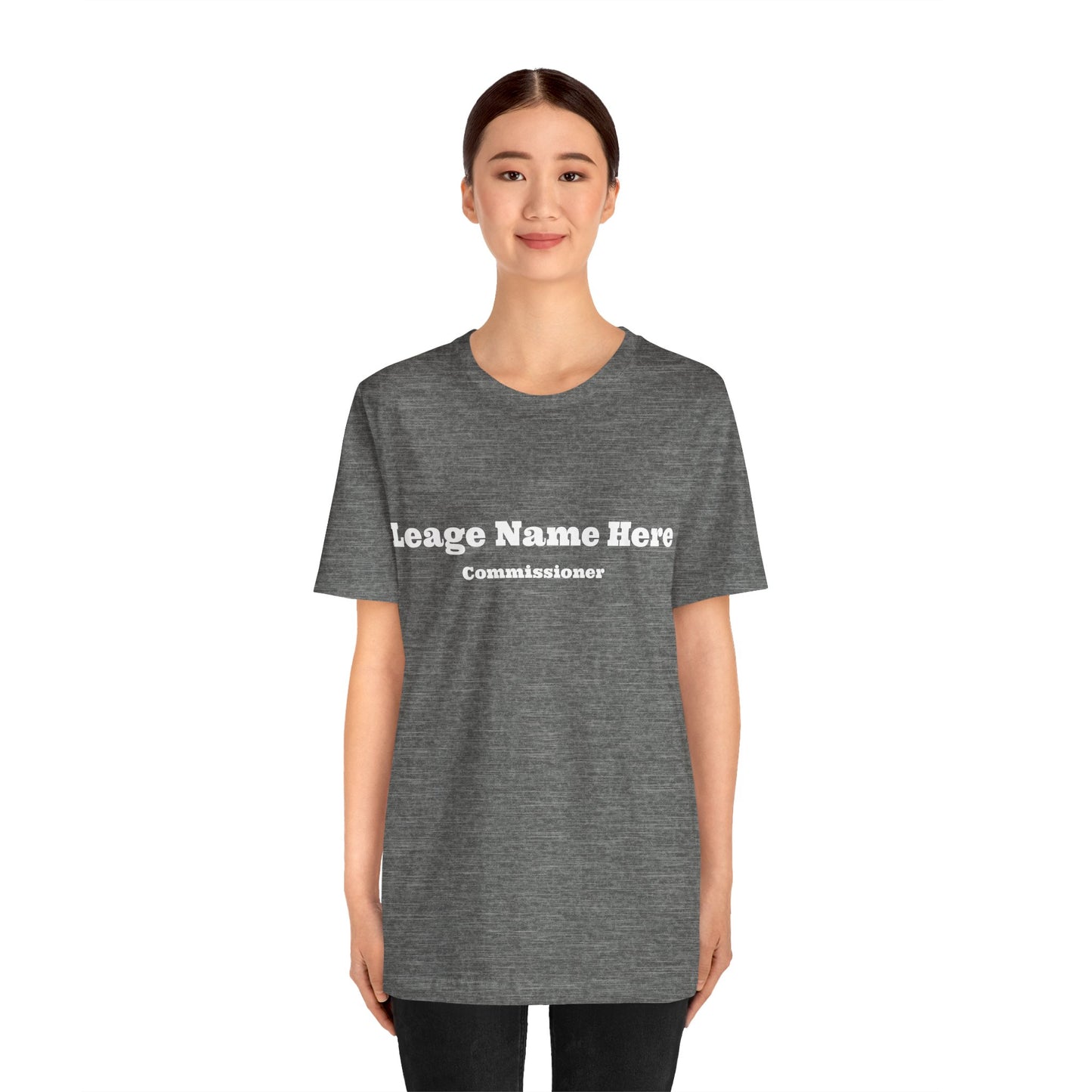 Custom League Name Commissioner T-shirt