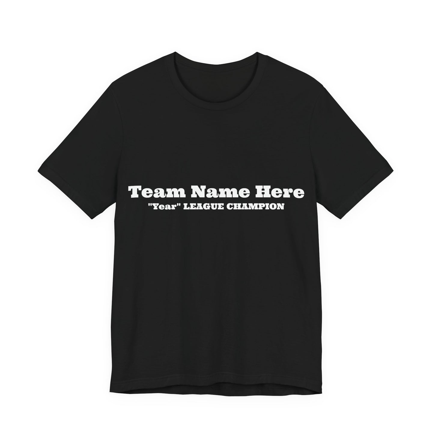 Custom Champion (and your victory year) T-shirt