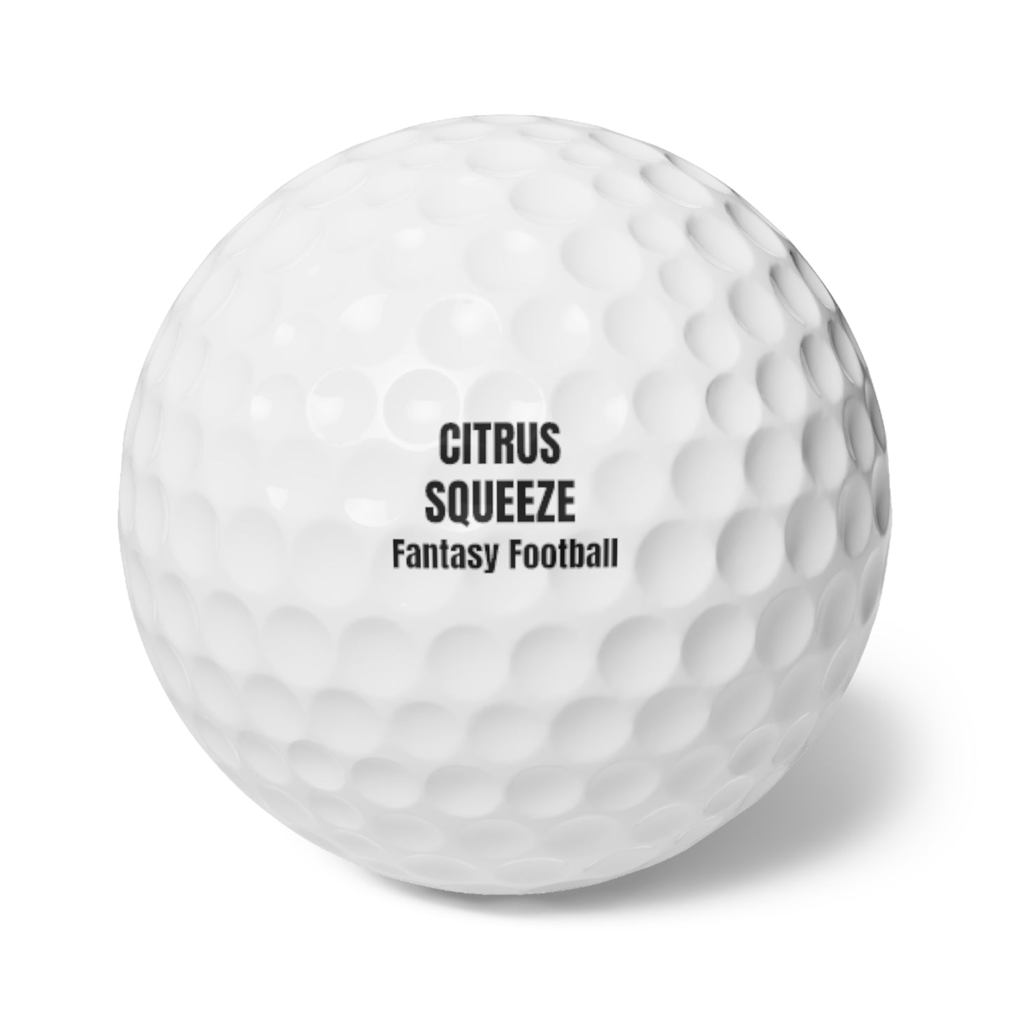 Fantasy Team Name Golf Balls-May increase confidence and smack talking at tee box