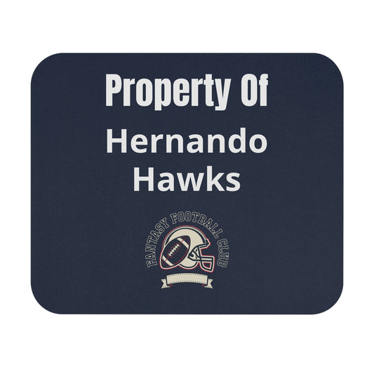 Custom "Property Of" Fantasy Football Mouse Pad