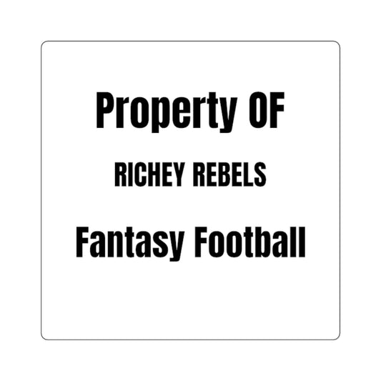 Property Of Fantasy Football Sticker (Buy several. Cause Problems.)