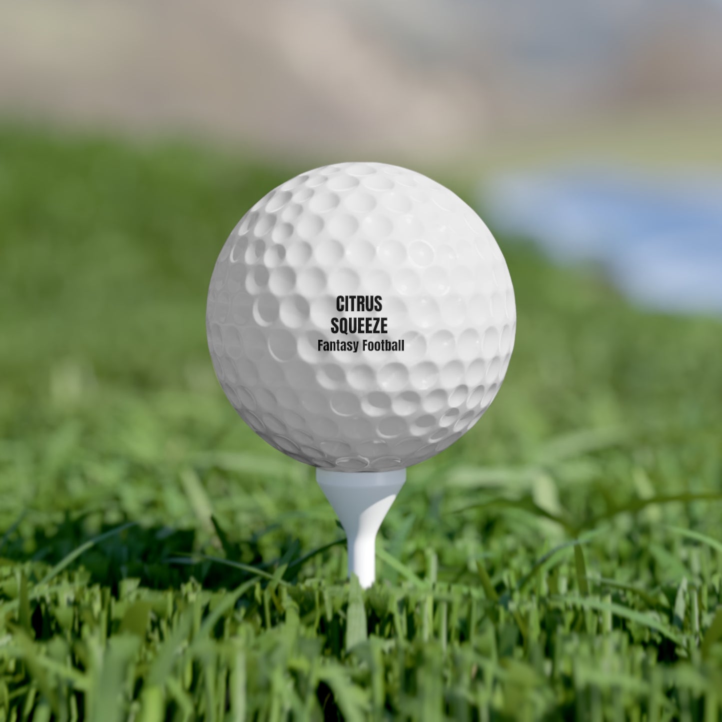 Fantasy Team Name Golf Balls-May increase confidence and smack talking at tee box