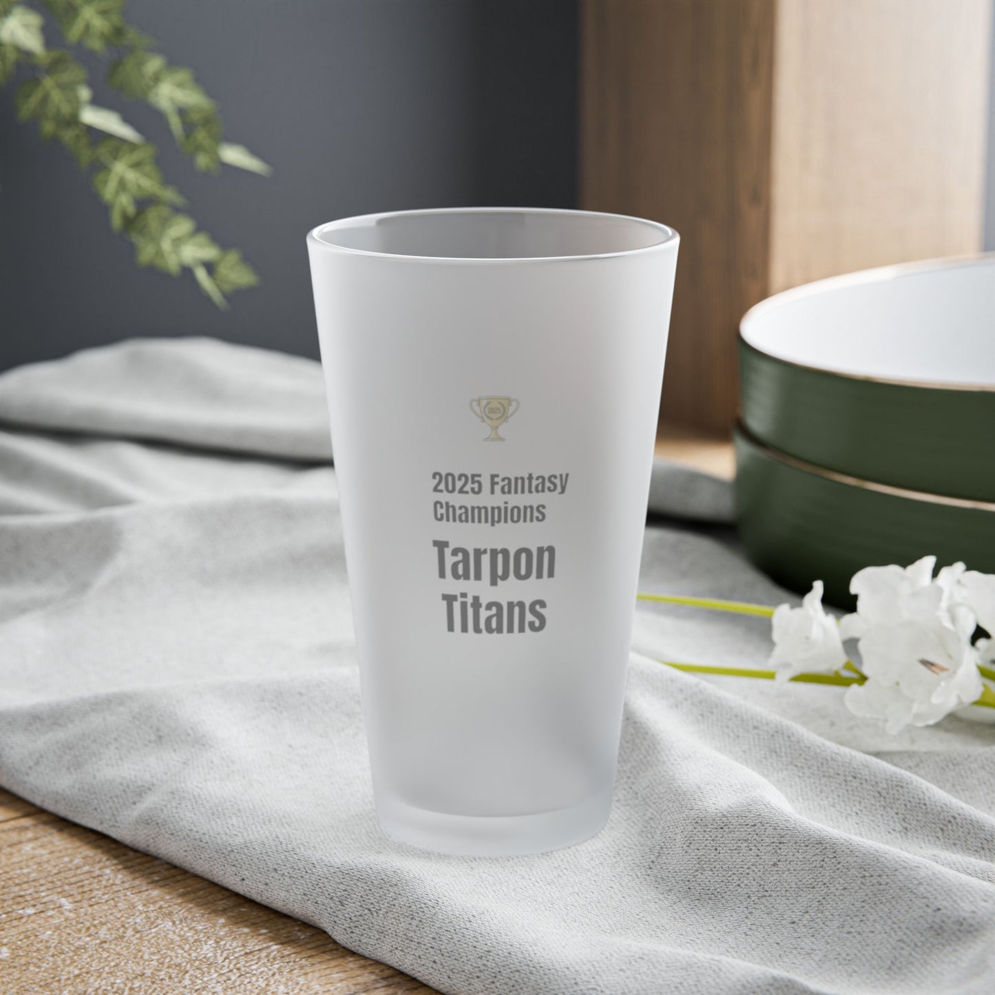 Champion's Frosted Pint Glass – 2025 Edition