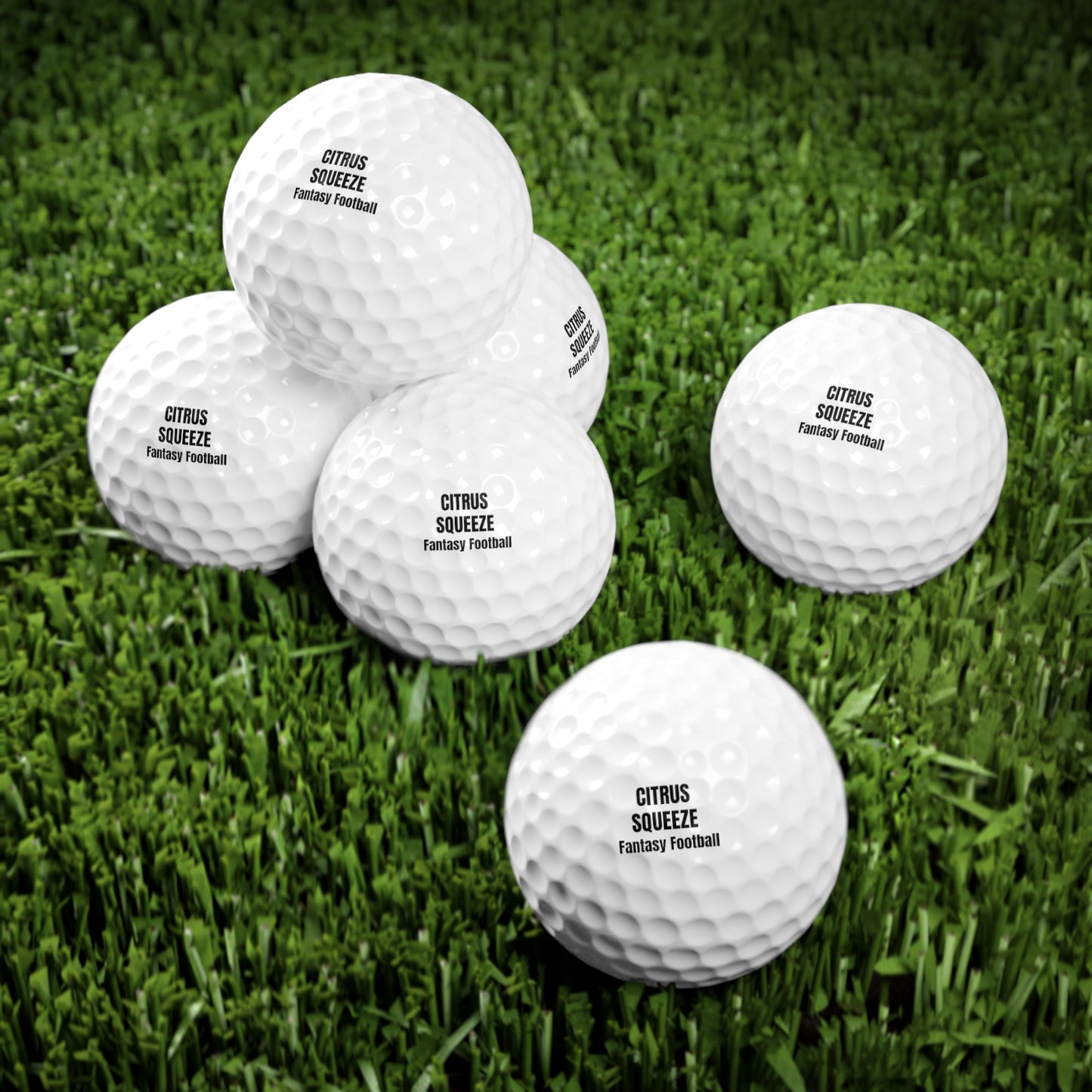 Fantasy Team Name Golf Balls-May increase confidence and smack talking at tee box