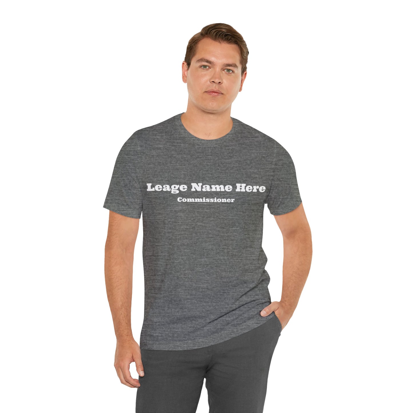 Custom League Name Commissioner T-shirt
