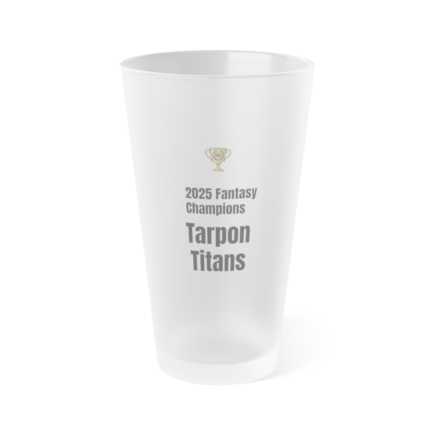 Champion's Frosted Pint Glass – 2025 Edition