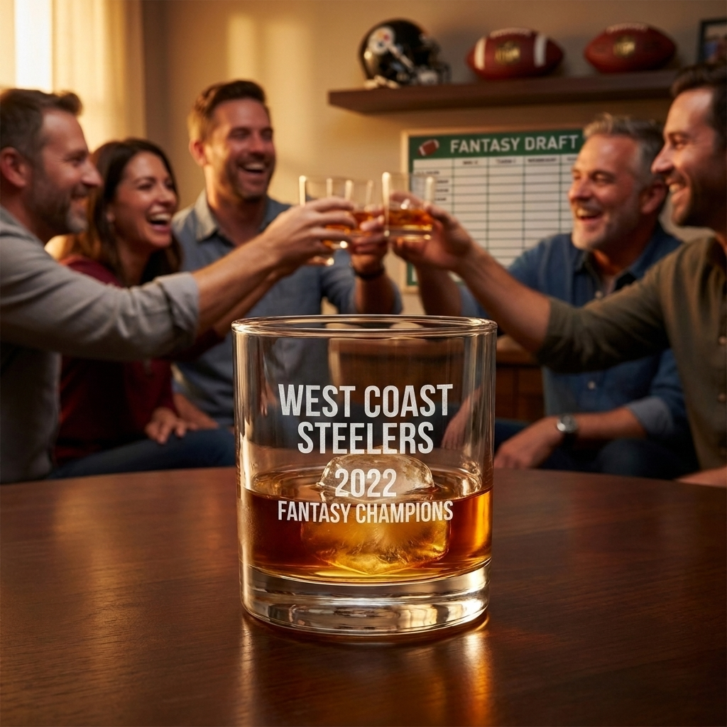 League Champion Whiskey Glass
